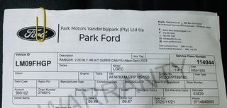 2023 Ford Ranger 2.0D BI-TURBO XLT 4X4 A/T D/C P/U - photo 21